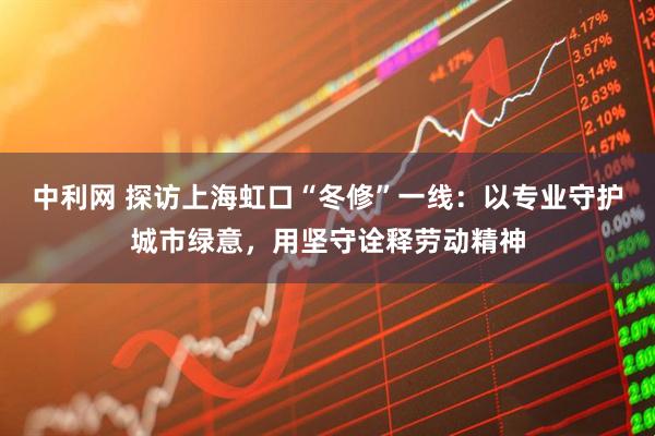 中利网 探访上海虹口“冬修”一线：以专业守护城市绿意，用坚守诠释劳动精神